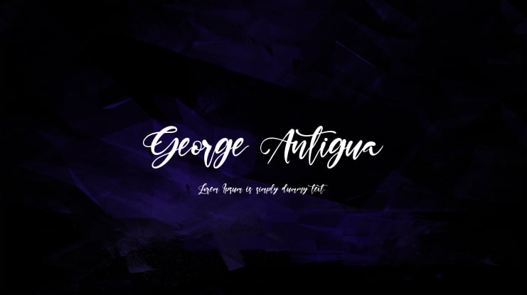 George Antigua Font
