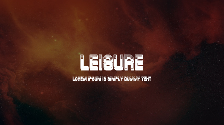 Leisure Font