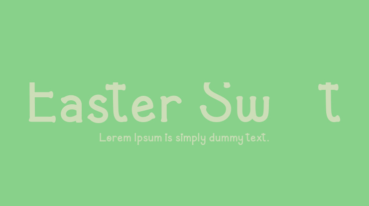 Easter Sweet Font