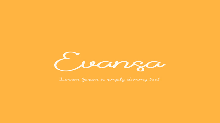 Evansa Font