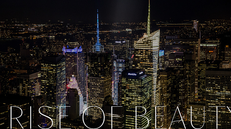 Rise of Beauty Font Family