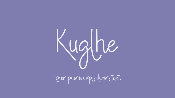 Ruglhe Font