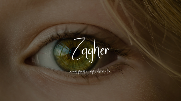 Zagher Font