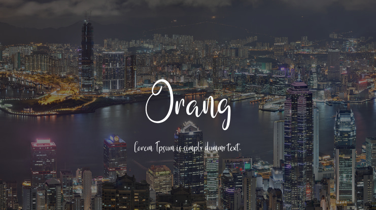Orang Font