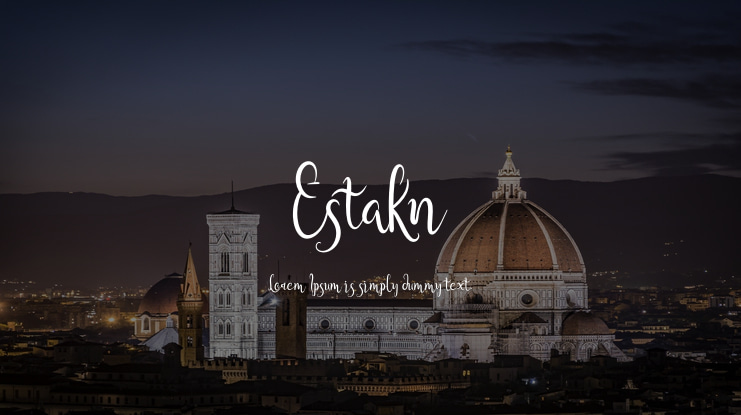 Estakn Font