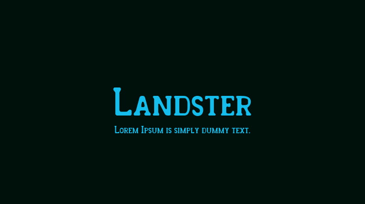 Landster Font Family