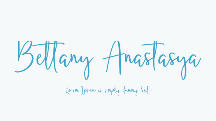 BettanyAnastasya Font