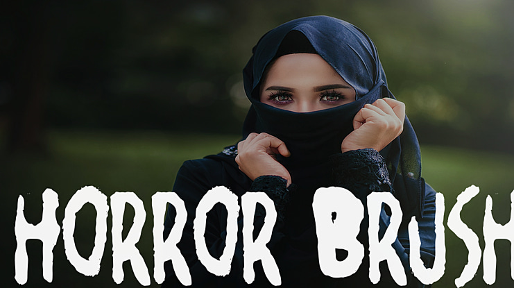 Horror Brush Font