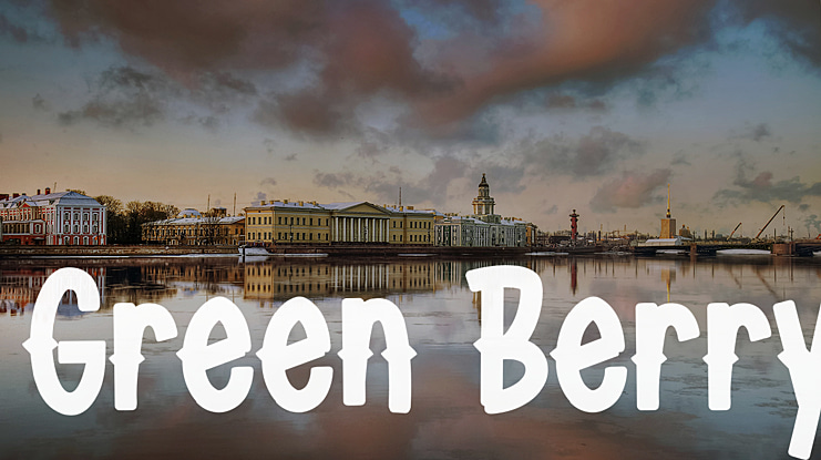 Green Berry Font