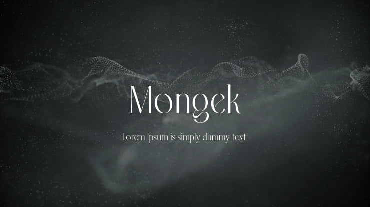 Mongek Font