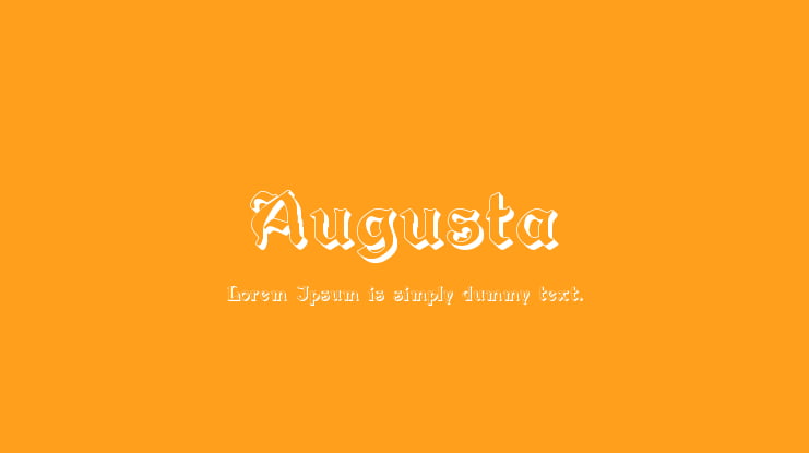 Augusta Font Family