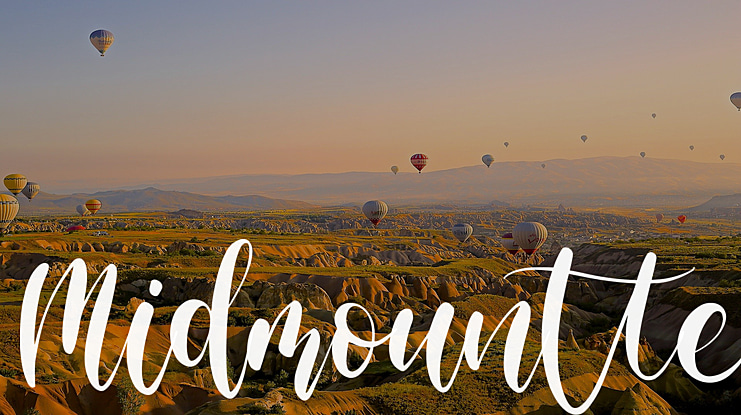 Midmountte Font