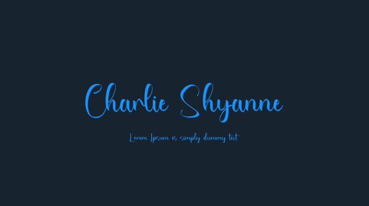 Charlie Shyanne Font