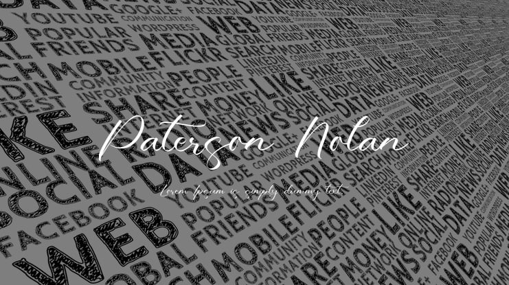 Paterson Nolan Font