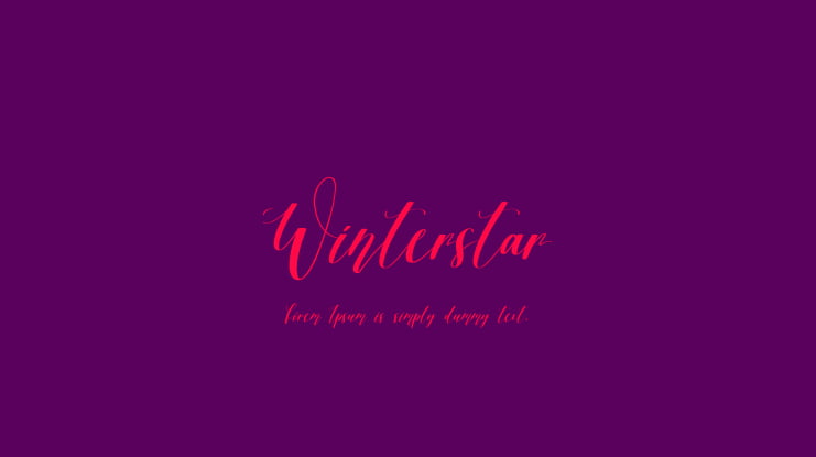 Winterstar Font