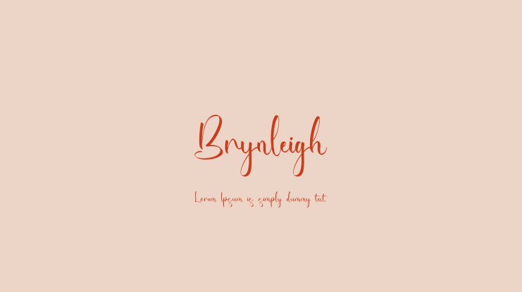 Brynleigh Font