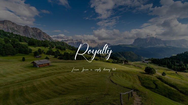 Royalty Font