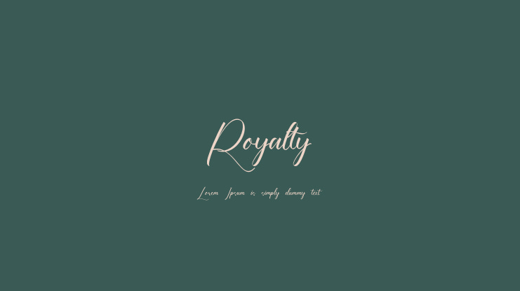 Royalty Font