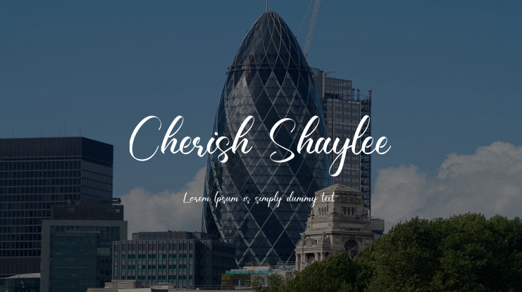 Cherish Shaylee Font
