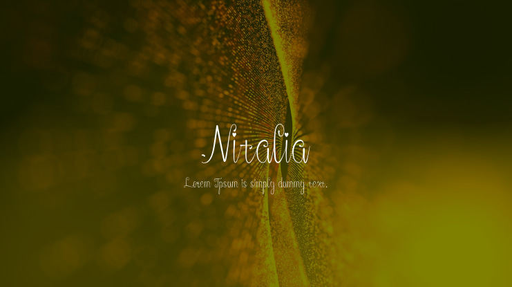 Nitalia Font