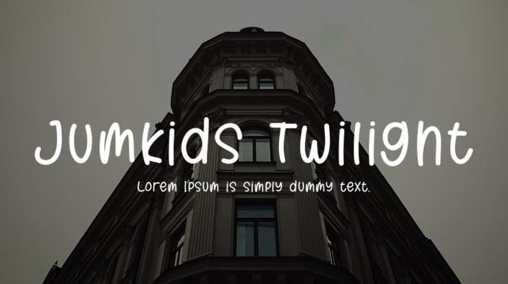 Jumkids Twilight Font