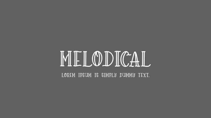 Melodical Font Family