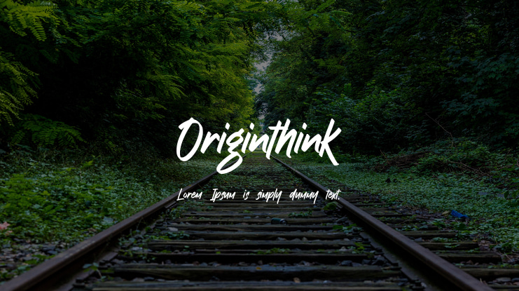 Originthink Font