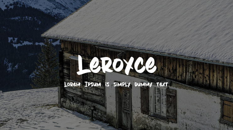 Leroyce Font