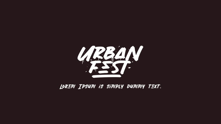 Urban Fest Font