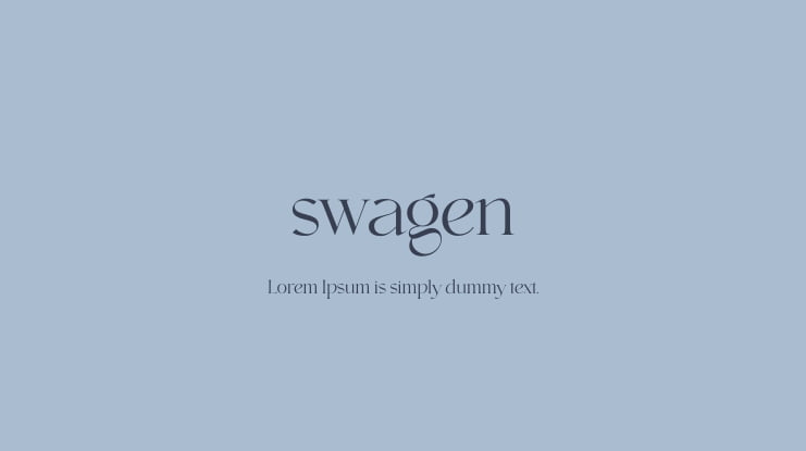 swagen Font