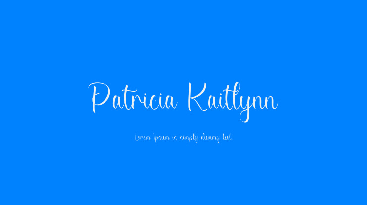 Patricia Kaitlynn Font