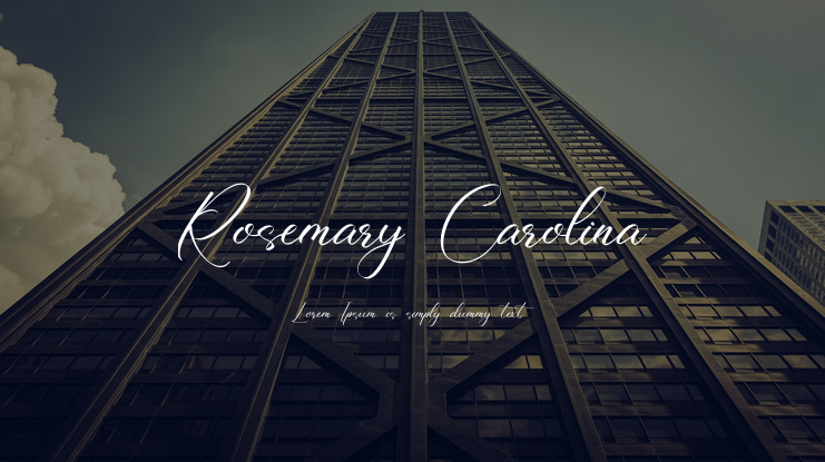 Rosemary Carolina Font