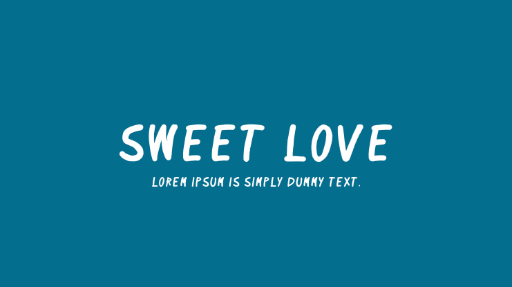 Sweet Love Font