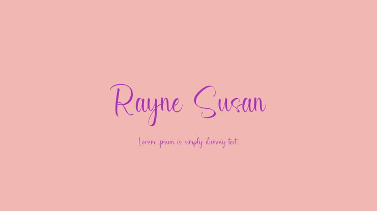 Rayne Susan Font