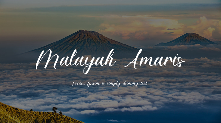 Malayah Amaris Font