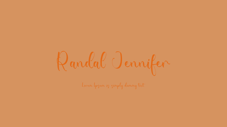 Randal Jennifer Font