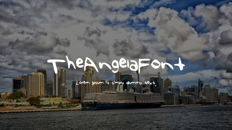 TheAngelaFont Font