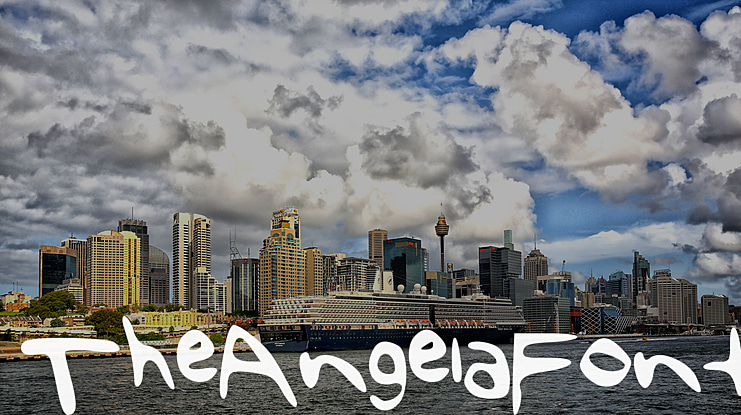 TheAngelaFont Font