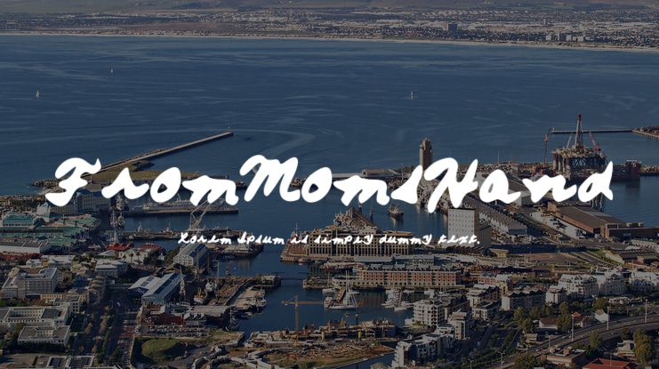 FromMomsHand Font
