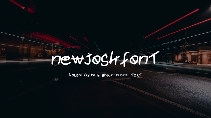 newjoshfont Font