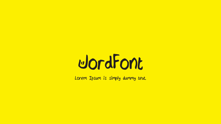 JordFont Font