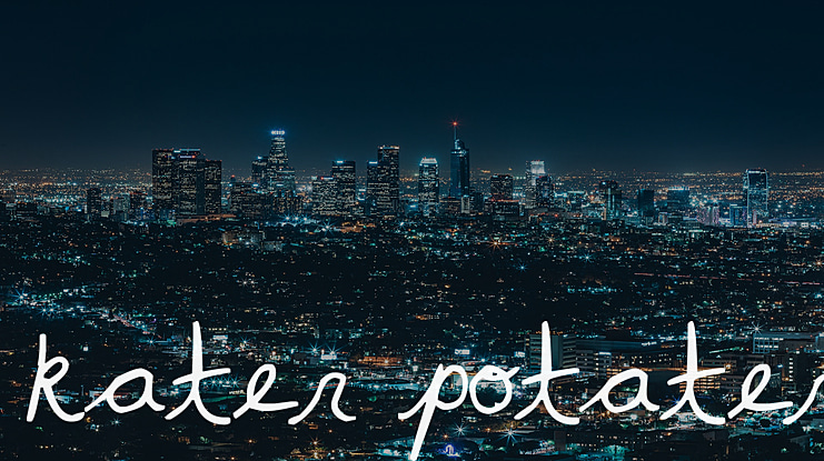 kater potater Font