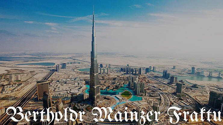 Bertholdr Mainzer Fraktur Font