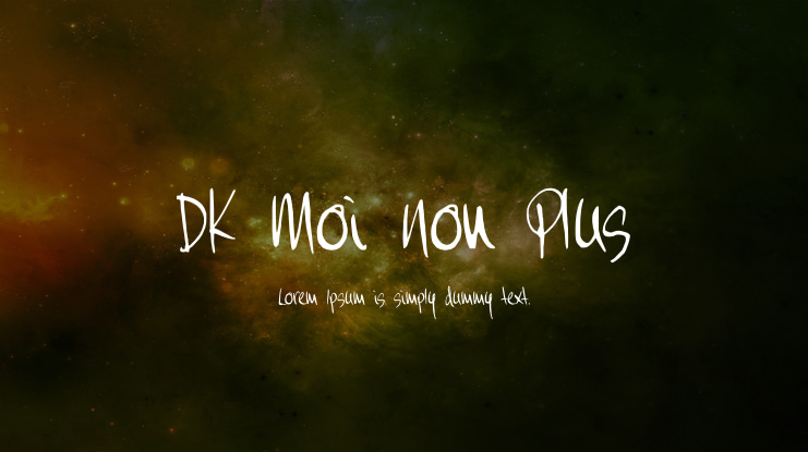 DK Moi Non Plus Font