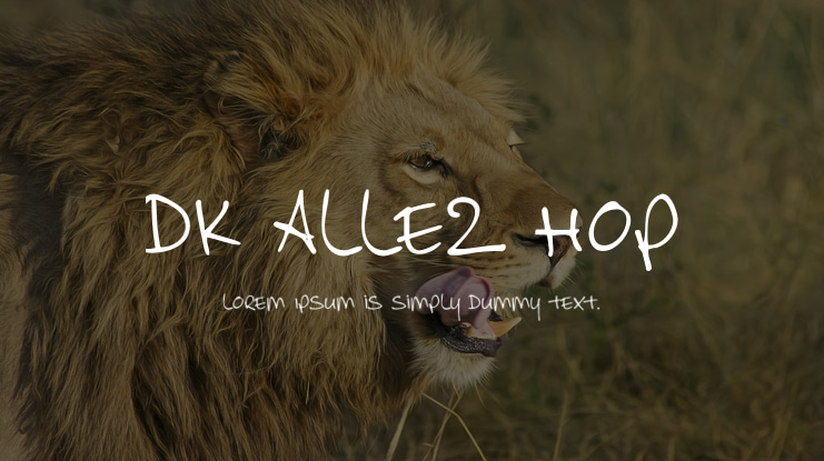 DK Allez Hop Font