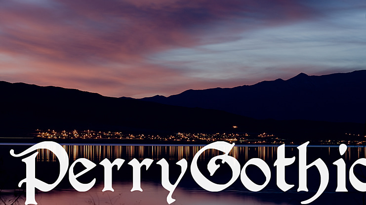 Perry Gothic Font