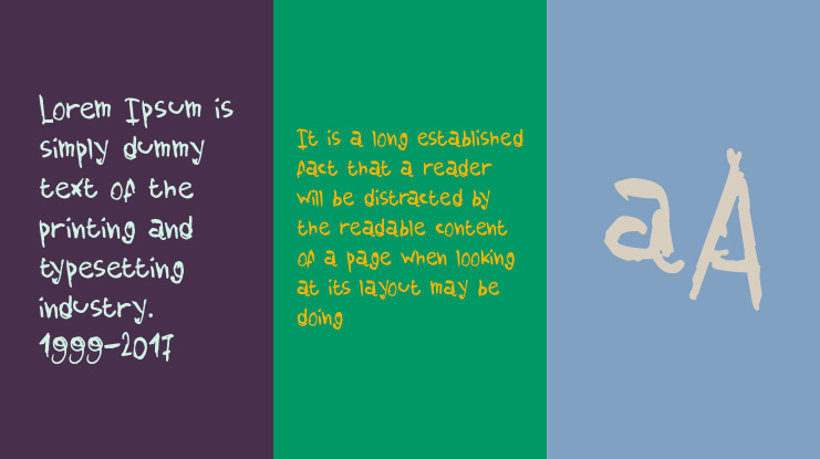 AmazHand_First Font Family