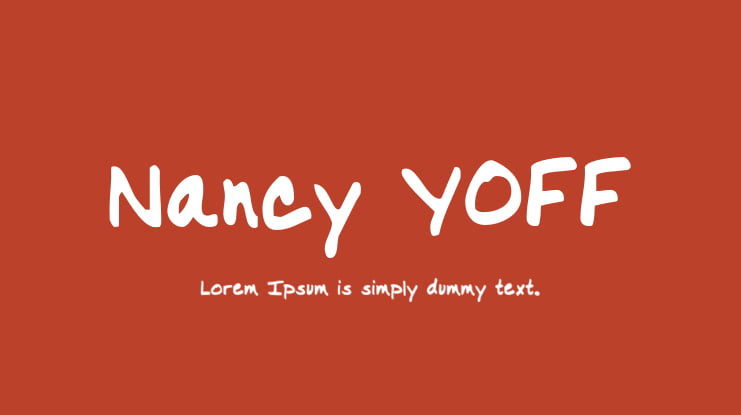 Nancy YOFF Font