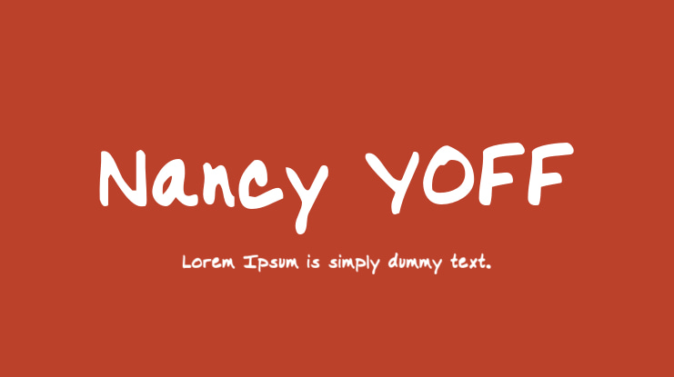 Nancy YOFF Font