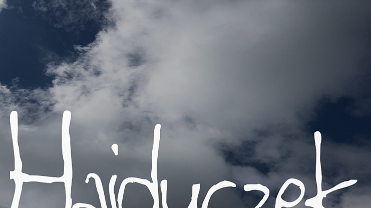Hajduczek Font